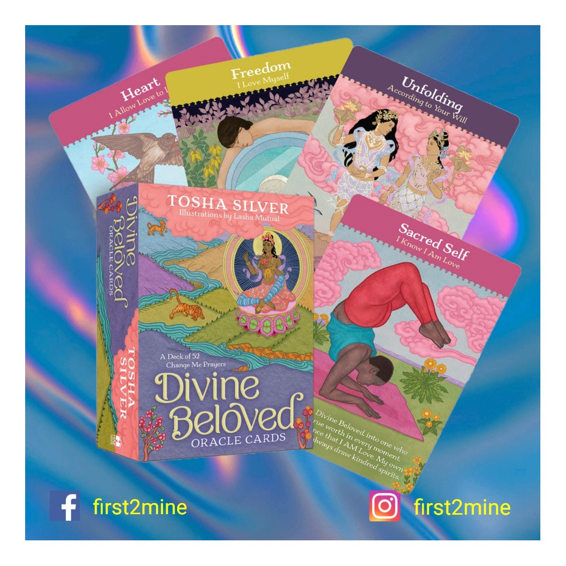 Divine Beloved Oracle Cards by Tosha Silver: 9781401963255 |  : Books