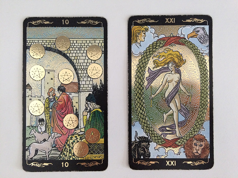 Golden Universal Tarot Deck